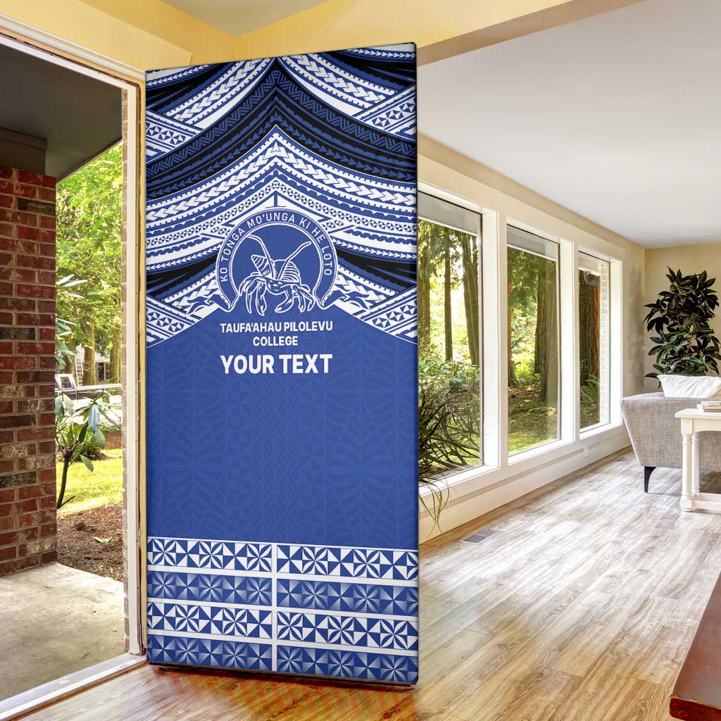 Personalised Tonga Taufa'ahau Pilolevu College Door Cover Polynesian Ngatu Tribal LT9 - Polynesian Pride