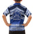 Personalised Tonga Taufa'ahau Pilolevu College Family Matching Off The Shoulder Long Sleeve Dress and Hawaiian Shirt Polynesian Ngatu Tribal