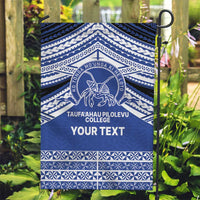 Personalised Tonga Taufa'ahau Pilolevu College Garden Flag Polynesian Ngatu Tribal