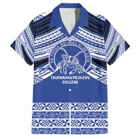 Personalised Tonga Taufa'ahau Pilolevu College Hawaiian Shirt Polynesian Ngatu Tribal LT9 Blue - Polynesian Pride