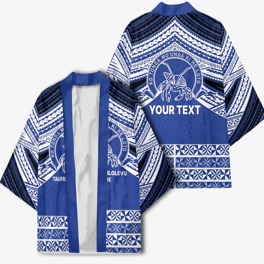 Personalised Tonga Taufa'ahau Pilolevu College Kimono Polynesian Ngatu Tribal LT9 - Polynesian Pride