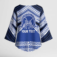 Personalised Tonga Taufa'ahau Pilolevu College Kimono Sleeve Blouse Polynesian Ngatu Tribal LT9 - Polynesian Pride