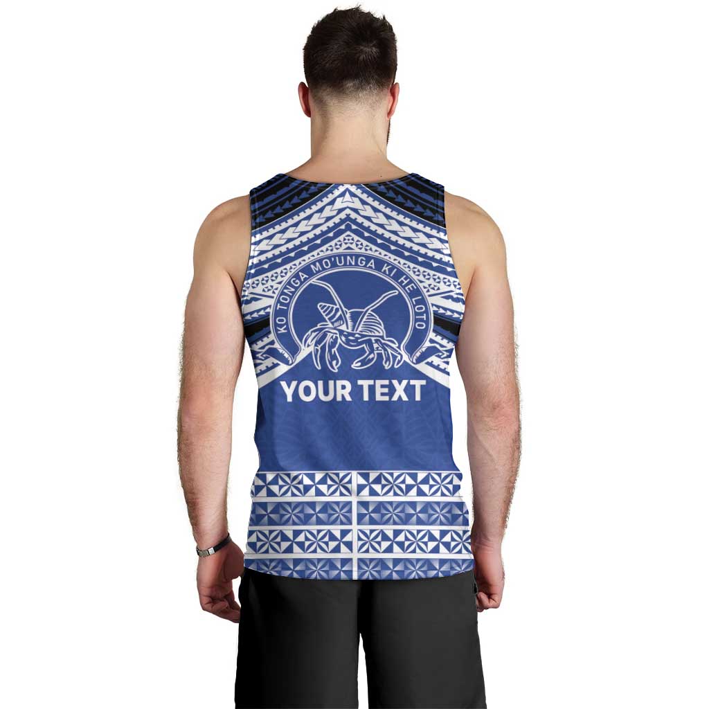 Personalised Tonga Taufa'ahau Pilolevu College Men Tank Top Polynesian Ngatu Tribal LT9 - Polynesian Pride
