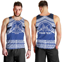 Personalised Tonga Taufa'ahau Pilolevu College Men Tank Top Polynesian Ngatu Tribal LT9 - Polynesian Pride