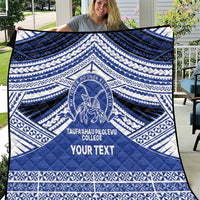 Personalised Tonga Taufa'ahau Pilolevu College Quilt Polynesian Ngatu Tribal