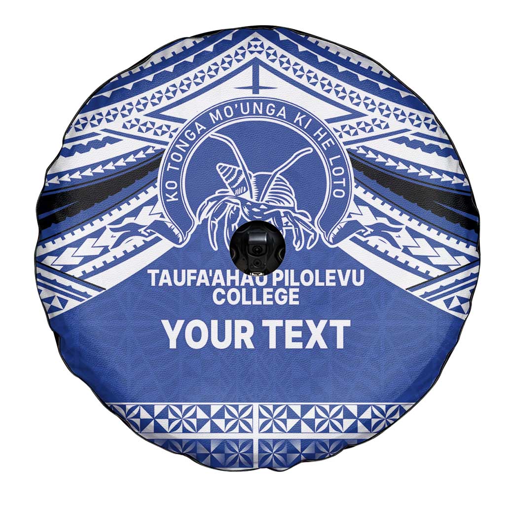 Personalised Tonga Taufa'ahau Pilolevu College Spare Tire Cover Polynesian Ngatu Tribal LT9 - Polynesian Pride