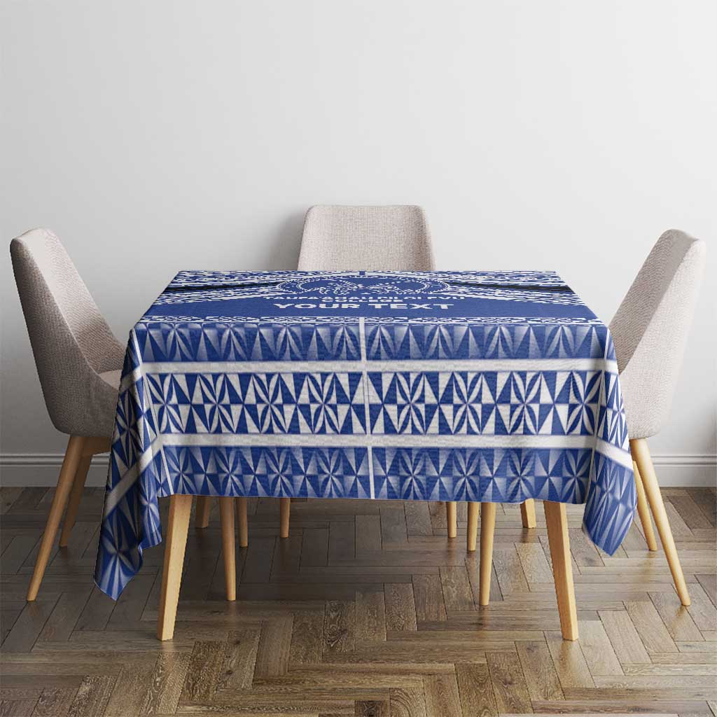 Personalised Tonga Taufa'ahau Pilolevu College Tablecloth Polynesian Ngatu Tribal