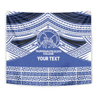Personalised Tonga Taufa'ahau Pilolevu College Tapestry Polynesian Ngatu Tribal