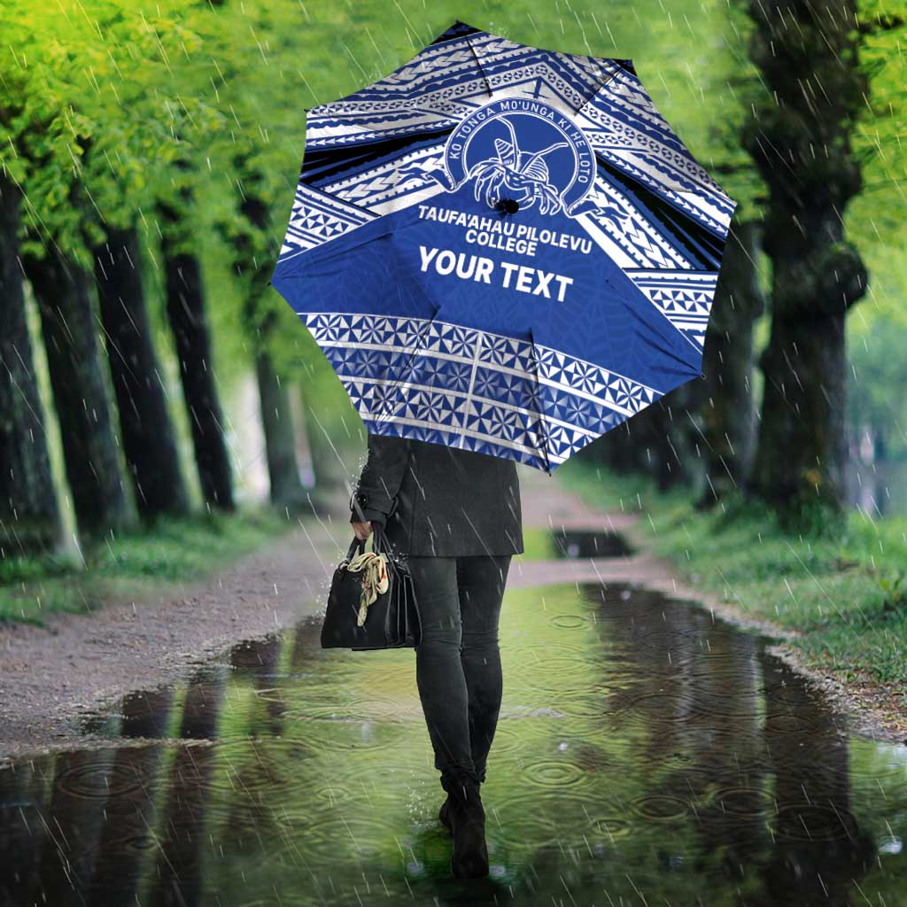 Personalised Tonga Taufa'ahau Pilolevu College Umbrella Polynesian Ngatu Tribal LT9 - Polynesian Pride