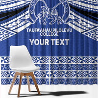 Personalised Tonga Taufa'ahau Pilolevu College Window Curtain Polynesian Ngatu Tribal LT9 - Polynesian Pride