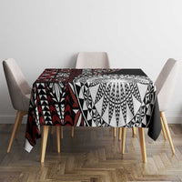Red Tongan Ngatu Fonulei Pattern Tablecloth LT9 - Polynesian Pride