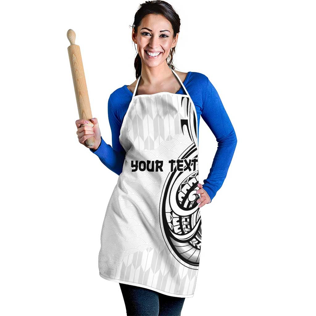 Hawaii and Japanese Culture Personalised Apron With Polynesian Tribal Tattoo Style LT9 - Polynesian Pride