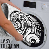 Hawaii and Japanese Culture Personalised Bathroom Set With Polynesian Tribal Tattoo Style - Polynesian Pride