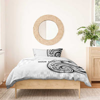Hawaii and Japanese Culture Personalised Bedding Set With Polynesian Tribal Tattoo Style