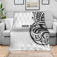 Hawaii and Japanese Culture Personalised Blanket With Polynesian Tribal Tattoo Style