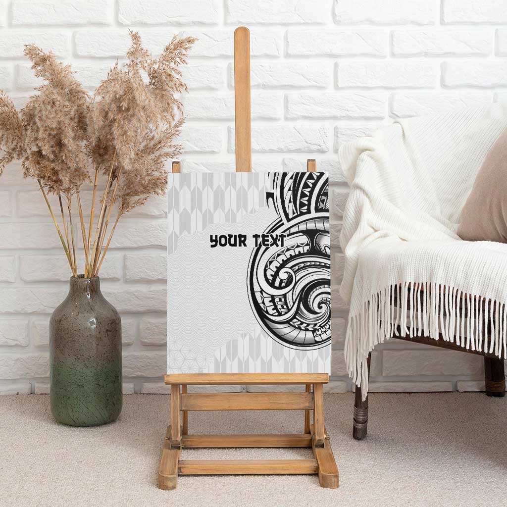 Hawaii and Japanese Culture Personalised Canvas Wall Art With Polynesian Tribal Tattoo Style LT9 - Polynesian Pride