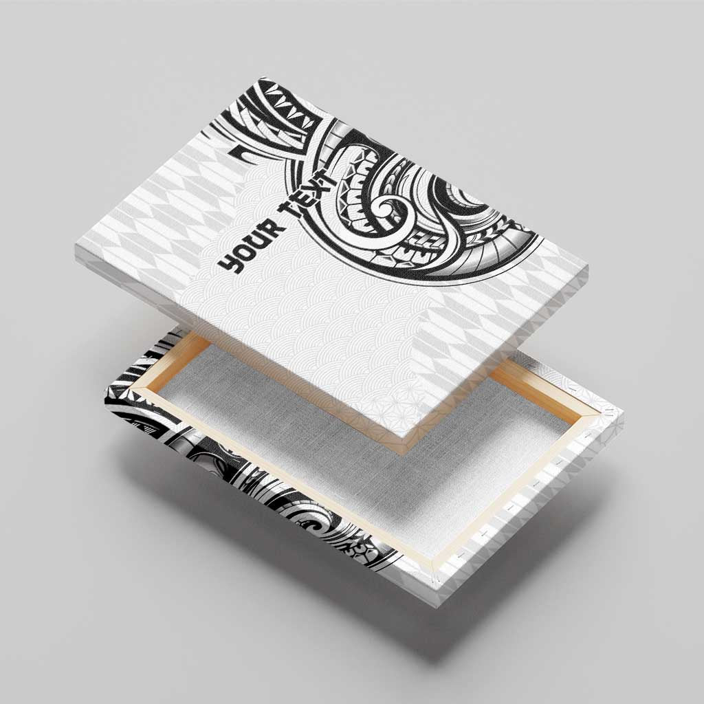Hawaii and Japanese Culture Personalised Canvas Wall Art With Polynesian Tribal Tattoo Style LT9 - Polynesian Pride