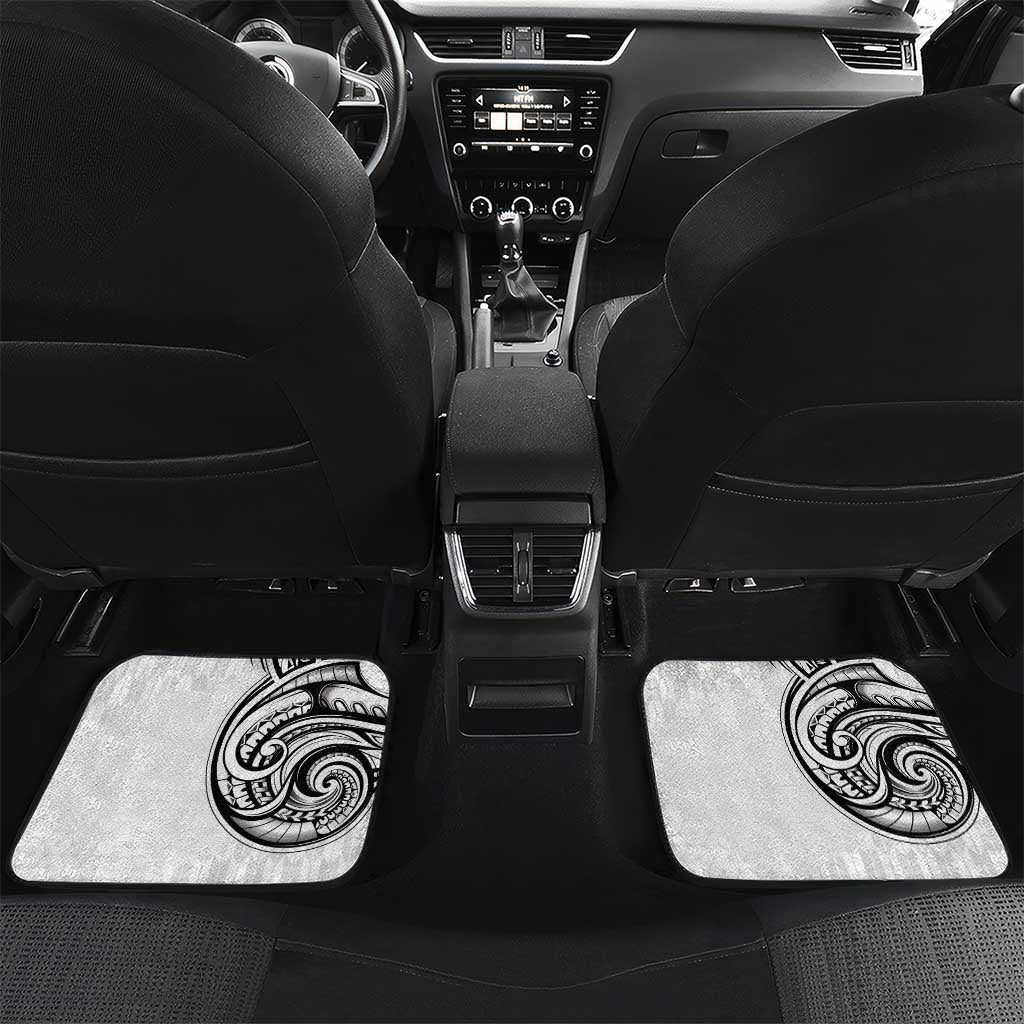 Hawaii and Japanese Culture Personalised Car Mats With Polynesian Tribal Tattoo Style