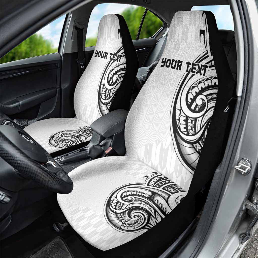 Hawaii and Japanese Culture Personalised Car Seat Cover With Polynesian Tribal Tattoo Style