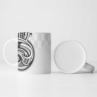Hawaii and Japanese Culture Personalised Ceramic Mug With Polynesian Tribal Tattoo Style LT9 - Polynesian Pride