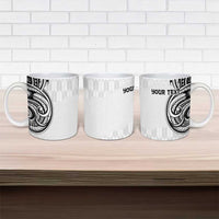 Hawaii and Japanese Culture Personalised Ceramic Mug With Polynesian Tribal Tattoo Style LT9 - Polynesian Pride