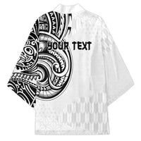 Hawaii and Japanese Culture Personalised Kimono With Polynesian Tribal Tattoo Style LT9 - Polynesian Pride