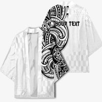 Hawaii and Japanese Culture Personalised Kimono With Polynesian Tribal Tattoo Style LT9 - Polynesian Pride