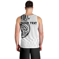 Hawaii and Japanese Culture Personalised Men Tank Top With Polynesian Tribal Tattoo Style LT9 - Polynesian Pride