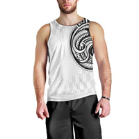 Hawaii and Japanese Culture Personalised Men Tank Top With Polynesian Tribal Tattoo Style LT9 - Polynesian Pride