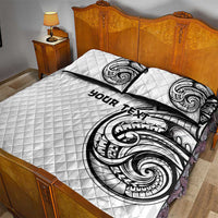 Hawaii and Japanese Culture Personalised Quilt Bed Set With Polynesian Tribal Tattoo Style