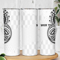 Hawaii and Japanese Culture Personalised Skinny Tumbler With Polynesian Tribal Tattoo Style