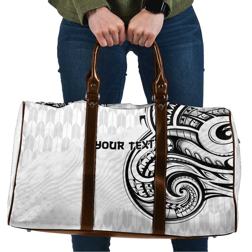 Hawaii and Japanese Culture Personalised Travel Bag With Polynesian Tribal Tattoo Style - Polynesian Pride