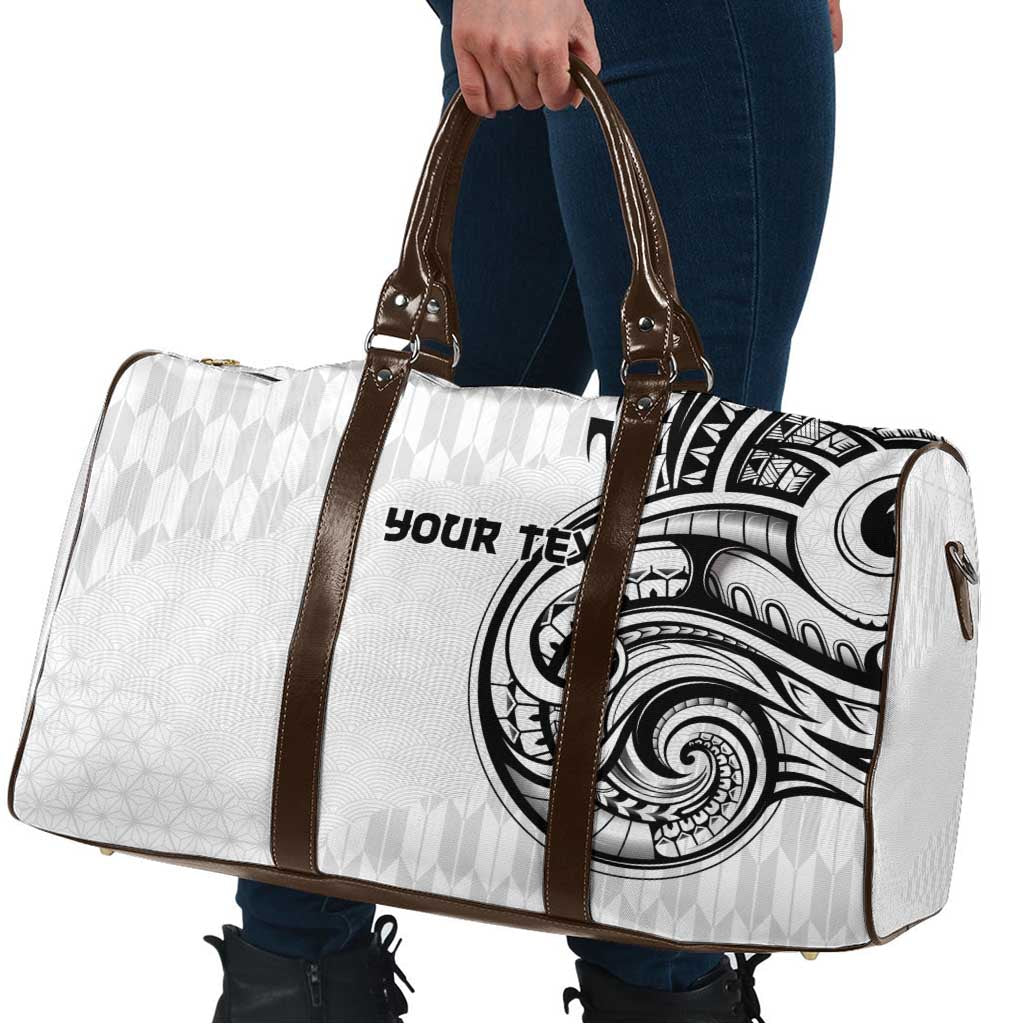Hawaii and Japanese Culture Personalised Travel Bag With Polynesian Tribal Tattoo Style - Polynesian Pride