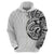 Hawaii and Japanese Culture Personalised Zip Hoodie With Polynesian Tribal Tattoo Style