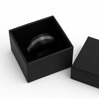 Hawaii and Japanese Oni Mask Spinner Ring Kakau Pattern Dark Art Style LT9