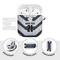 Japan Pacific Rugby 2022-23 Custom AirPods Case Black Sakura Japanese Wave Pattern LT9 - Polynesian Pride