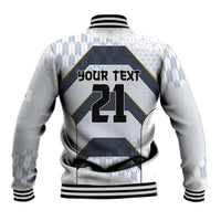 Japan Pacific Rugby 2022-23 Custom Baseball Jacket Black Sakura Japanese Wave Pattern LT9 - Polynesian Pride