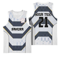 Japan Pacific Rugby 2022-23 Custom Basketball Jersey Black Sakura Japanese Wave Pattern LT9 - Polynesian Pride