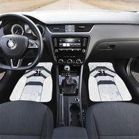 Japan Pacific Rugby 2022-23 Custom Car Mats Black Sakura Japanese Wave Pattern LT9 Set 2pcs - Front Black - Polynesian Pride