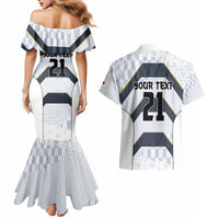 Japan Pacific Rugby 2022-23 Custom Couples Matching Mermaid Dress and Hawaiian Shirt Black Sakura Japanese Wave Pattern LT9 - Polynesian Pride