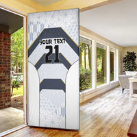 Japan Pacific Rugby 2022-23 Custom Door Cover Black Sakura Japanese Wave Pattern LT9 - Polynesian Pride