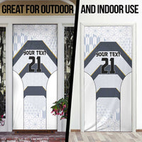 Japan Pacific Rugby 2022-23 Custom Door Cover Black Sakura Japanese Wave Pattern LT9 - Polynesian Pride