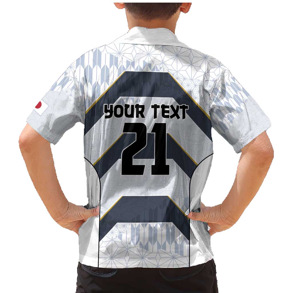 Japan Pacific Rugby 2022-23 Custom Family Matching Mermaid Dress and Hawaiian Shirt Black Sakura Japanese Wave Pattern