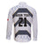 Japan Pacific Rugby 2022-23 Custom Family Matching Puletasi and Hawaiian Shirt Black Sakura Japanese Wave Pattern