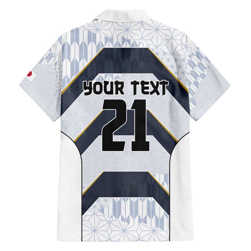 Japan Pacific Rugby 2022-23 Custom Family Matching Summer Maxi Dress and Hawaiian Shirt Black Sakura Japanese Wave Pattern