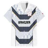 Japan Pacific Rugby 2022-23 Custom Hawaiian Shirt Black Sakura Japanese Wave Pattern LT9 Black - Polynesian Pride