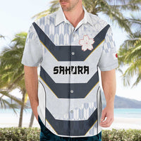 Japan Pacific Rugby 2022-23 Custom Hawaiian Shirt Black Sakura Japanese Wave Pattern LT9 - Polynesian Pride