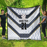 Japan Pacific Rugby 2022-23 Custom Quilt Black Sakura Japanese Wave Pattern