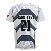 Japan Pacific Rugby 2022-23 Custom Rugby Jersey Black Sakura Japanese Wave Pattern LT9 - Polynesian Pride