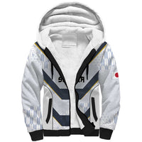 Japan Pacific Rugby 2022-23 Custom Sherpa Hoodie Black Sakura Japanese Wave Pattern LT9 Unisex Black - Polynesian Pride